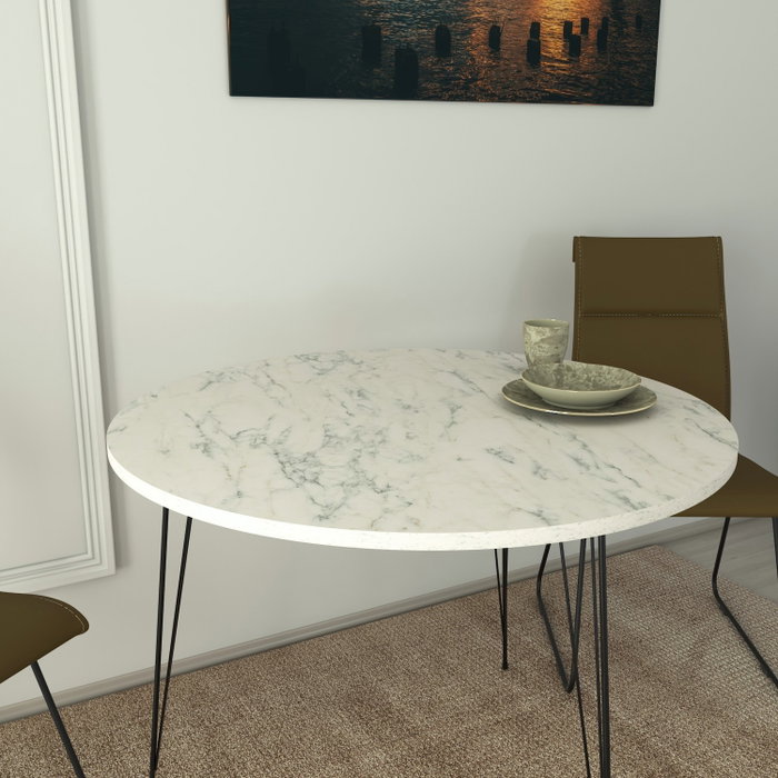 Hanah Home Sandalf - Marmo Blanco y Negro
